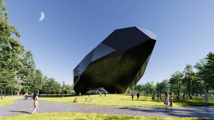 Space Crystal, um dos novos edifícios projetados pela OPEN Architecture