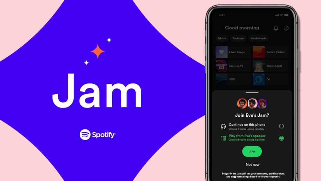 Spotify Jam música listas