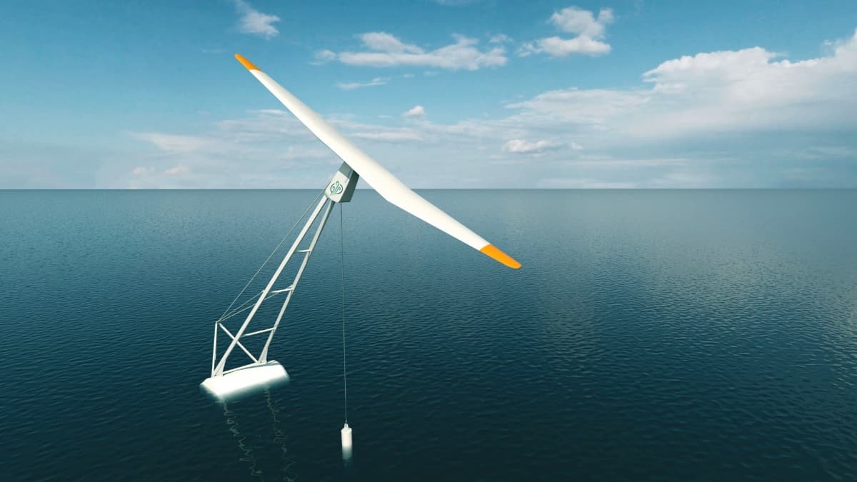 Single blade floating wind turbines achieve cheaper energy