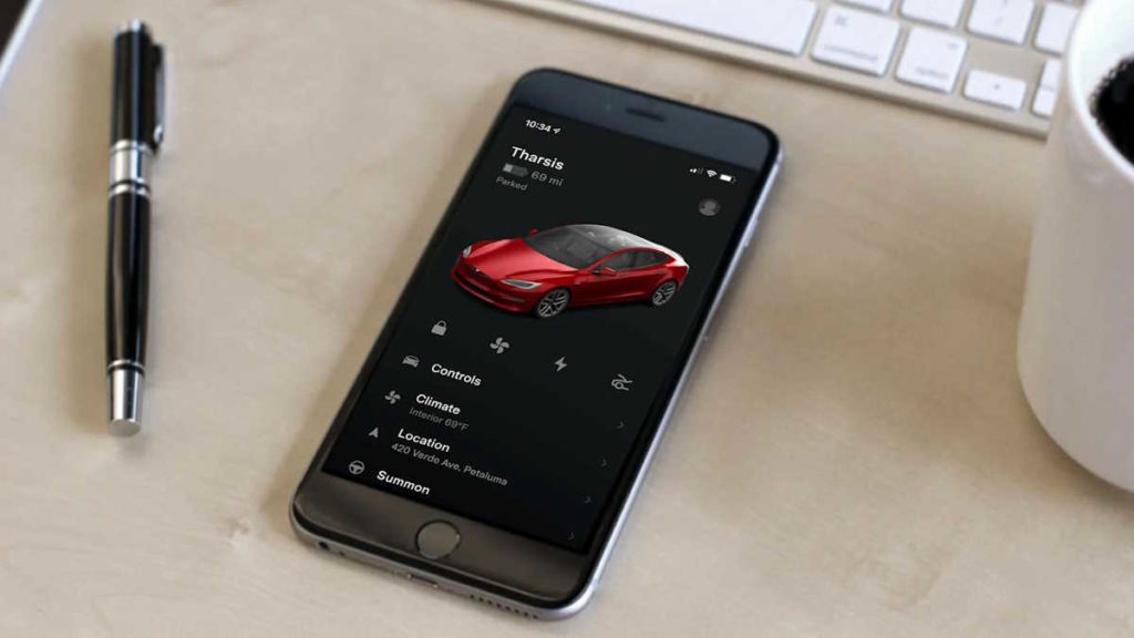 Tesla API apps carros dados