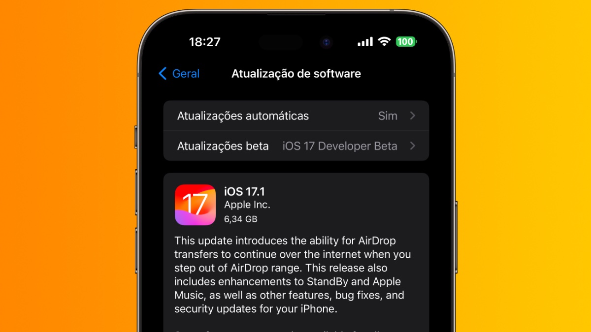 Apple launches iOS 17.1 RC for programmers…