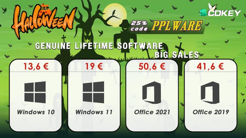 SCDKey: software essencial para PC com até 70% de desconto no Halloween