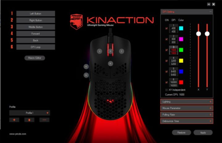 Kinaction: Rato Gaming com apenas 69g está a super preço