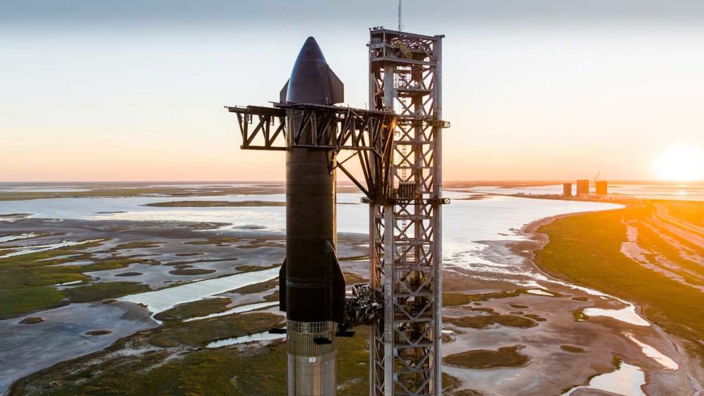 Starship SpaceX Super Heavy voo teste