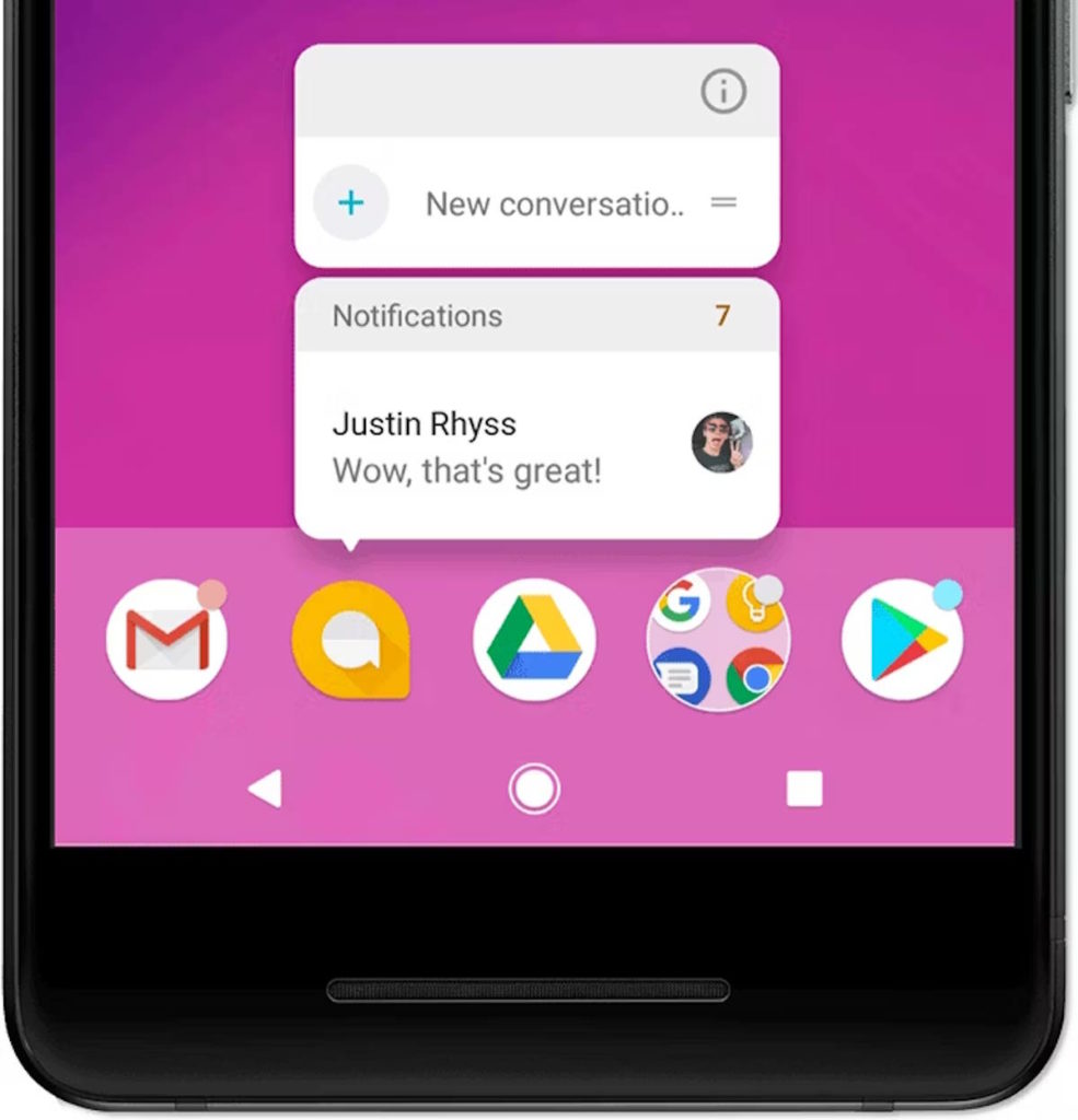 Google Android 14 notificações apps