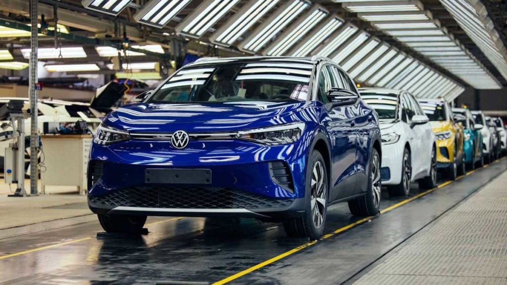 Volkswagen produção carros elétricos parada
