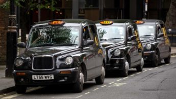 Táxis pretos de Londres