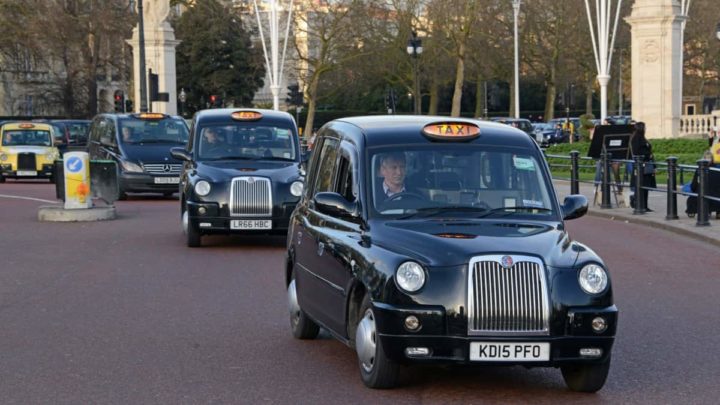 Táxis pretos de Londres