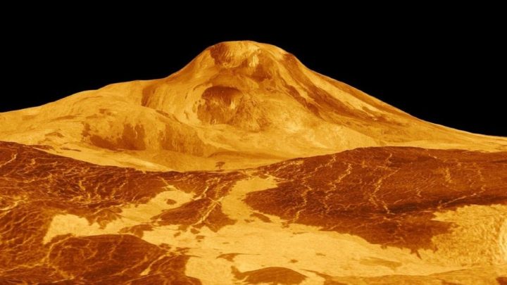 Ilustração da superfície de Vénus