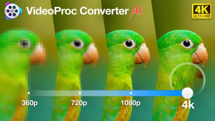VideoProc Converter AI agora com 60% desc., é barato fazer melhorias AI de vídeo/imagem