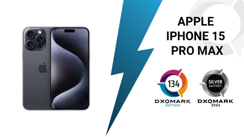 Bateria do iPhone 15 Pro Max da Apple foi testada pela DxOMark