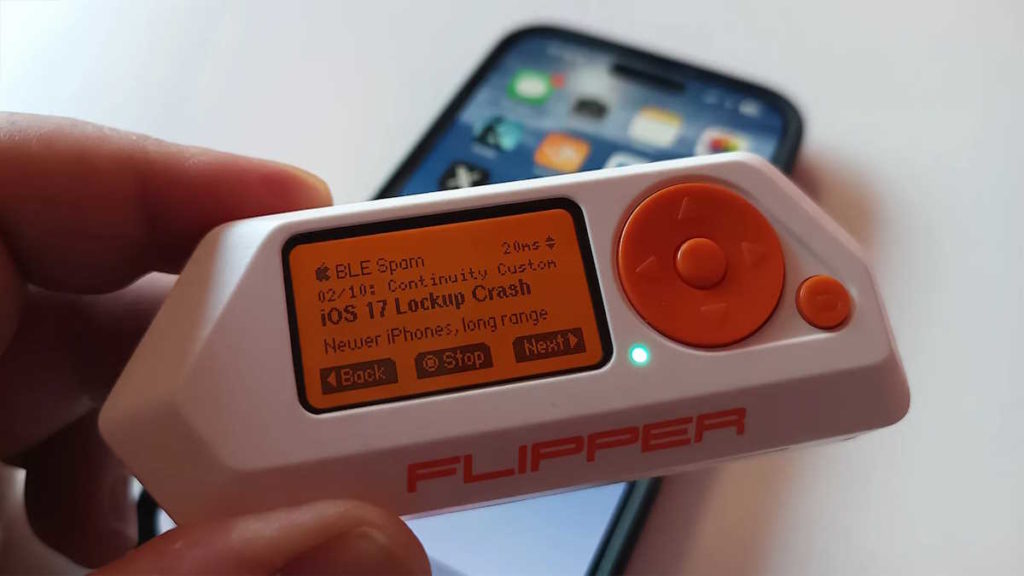 Falha de segurança no iPhone permite notificações spam do Flipper Zero
