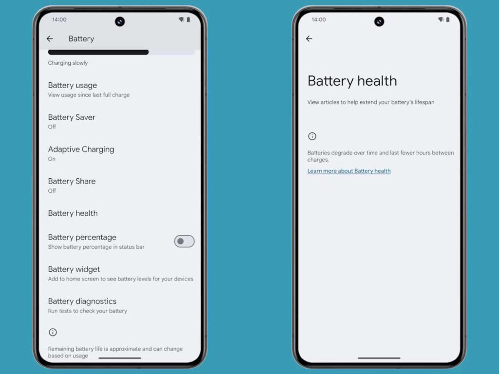 Android bateria Google smartphone informação