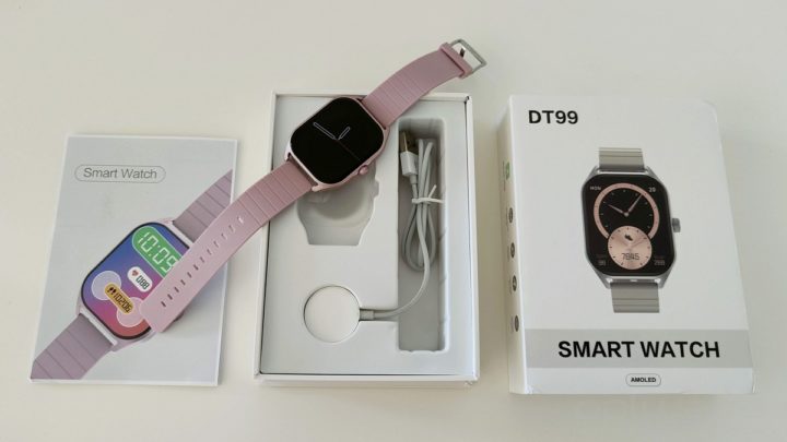 Analysis: The DTNO.1 DT99 smart watch is an AMOLED screen with a very light and full body