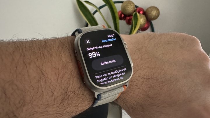 Imagem Apple Watch Ultra 2 com medição de oxigénio no sangue, supostamente desenvolvido pela Masimo e roubado por Marcelo Lamego
