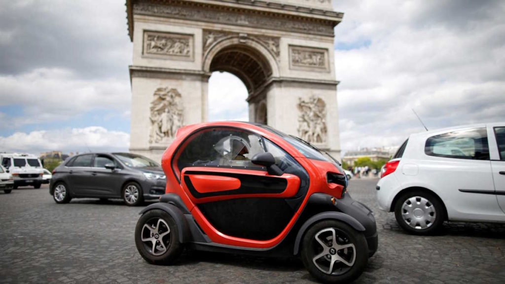 França carros elétricos China Europa