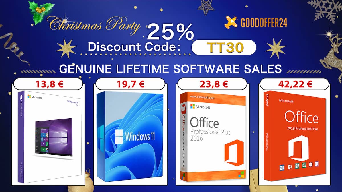 Aproveite os Melhores Descontos de Natal na GoodOffer24: Softwares e Jogos Imperdíveis!