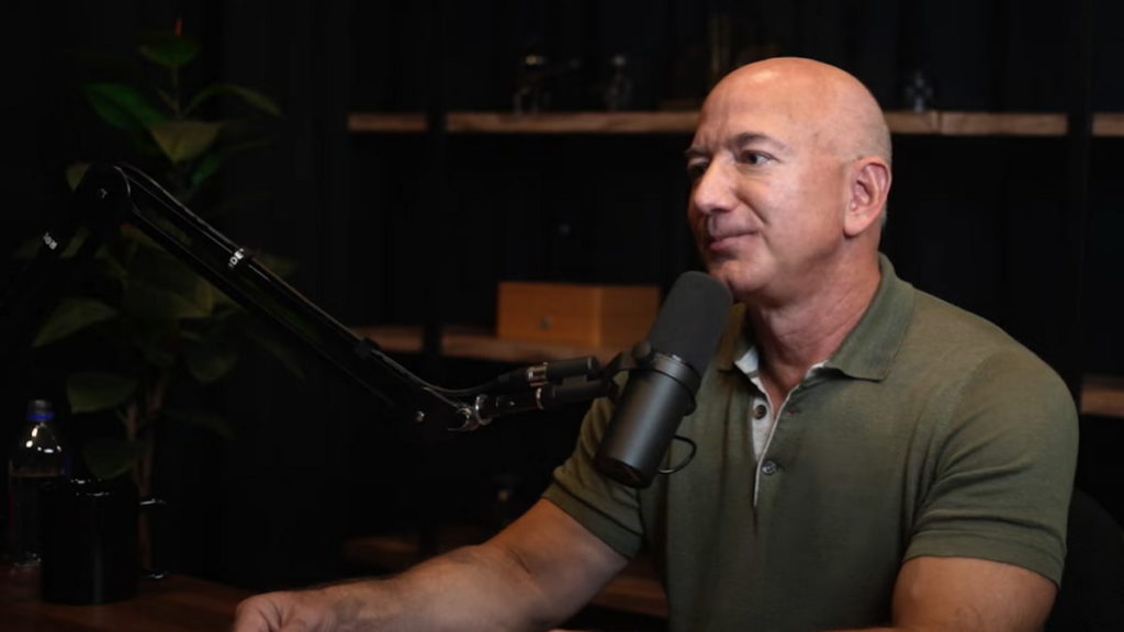 Jeff Bezos fala sobre Elon Musk e afirma acreditar numa humanidade interplanetária