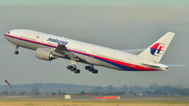Imagem do Boeing 777-200ER que tinha o voo MH370 e que desapareceu