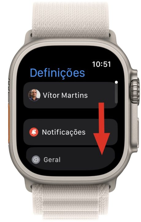 Imagem Apple Watch Ultra 2 com Avisos hápticos ativos