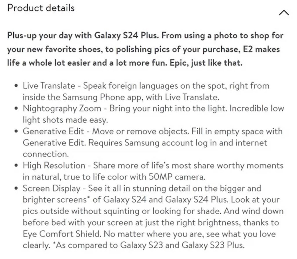 Samsung Galaxy S24 funcionalidades