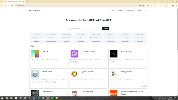 GPT Store, loja de GPT da OpenAI