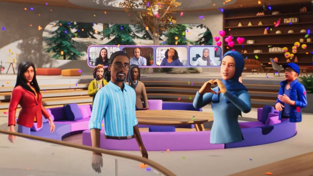 Microsoft lança o Mesh, plataforma de reuniões virtuais no Teams