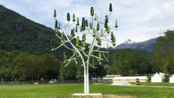 "Aeroleaf" da New World Wind, árvores recheadas com turbinas eólicas