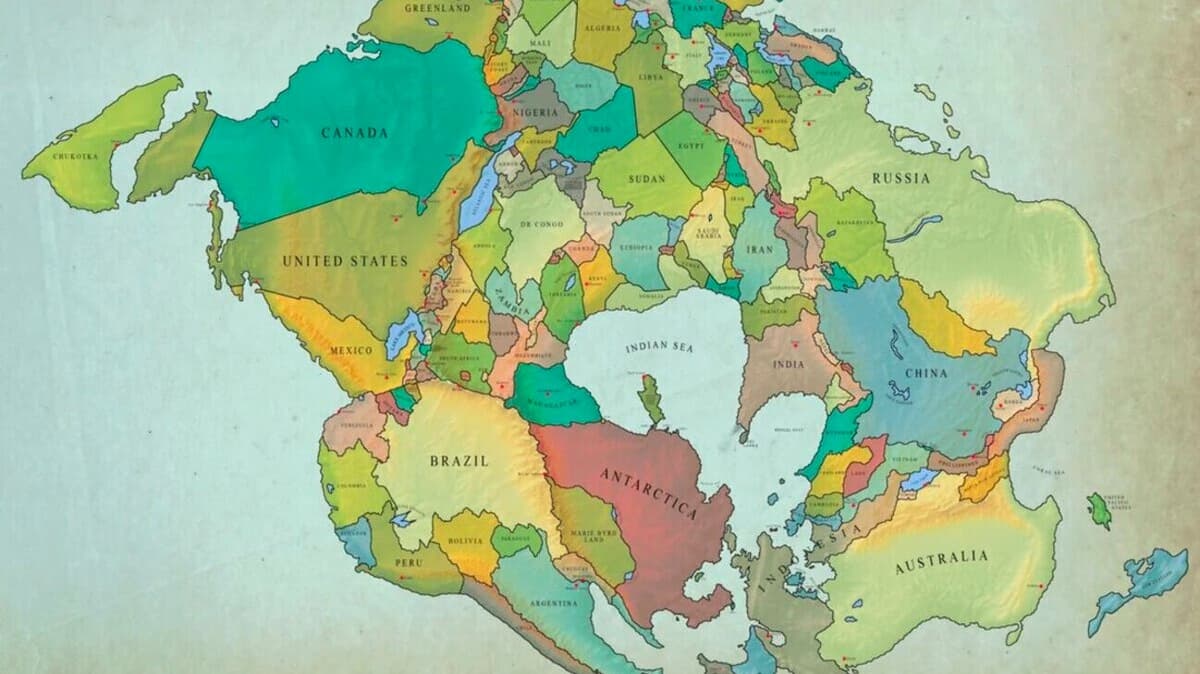 Conheça o mapa de como será o mundo daqui a 250 milhões de anos