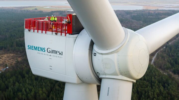 Turbina eólica onshore da Siemens Gamesa 