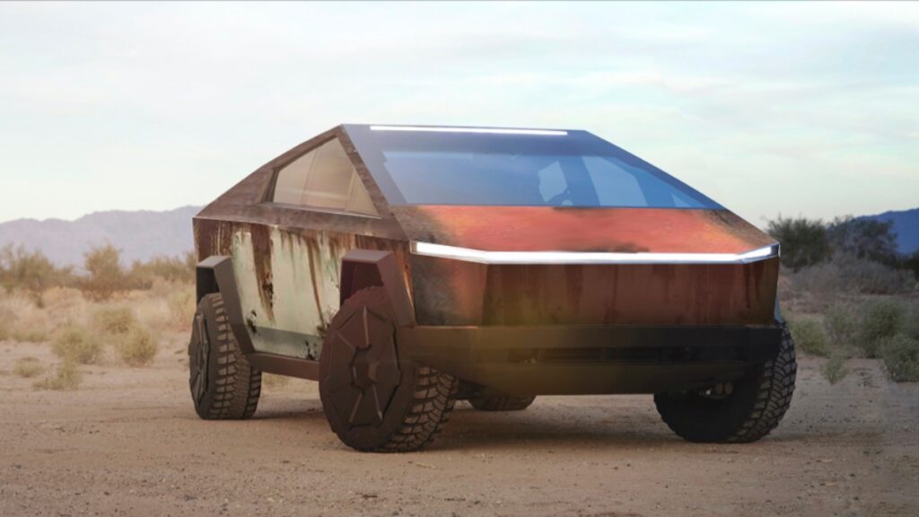 Alguns proprietários das Cybertruck dizem que as pick-up Tesla estão a enferrujar
