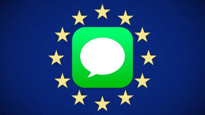 Ilustração iMessage livre da DMA da União Europeia