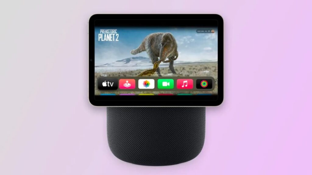Referências ao novo HomePod com ecrã no tvOS 17.4 beta
