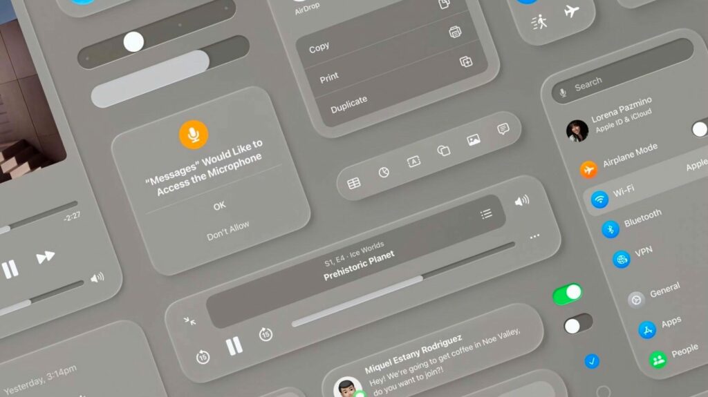 Rumores sugerem que o iOS 18 terá uma nova interface baseada no visionOS