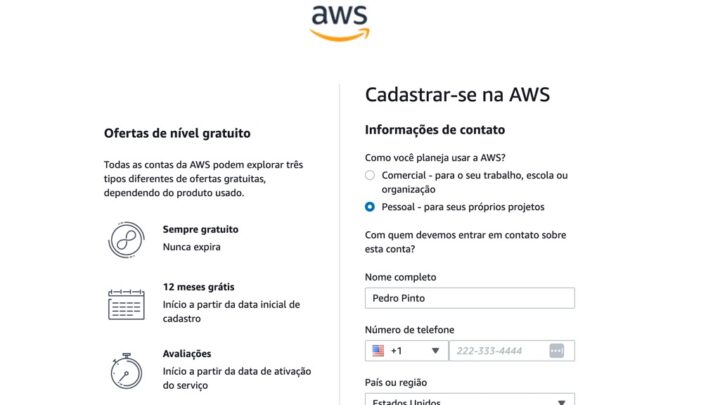 Amazon Web Services (AWS) - Como começar a usar?