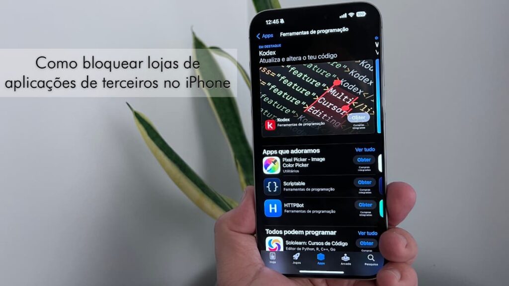 Como bloquear lojas de aplicações iPhone de terceiros agora que o sideload é uma realidade