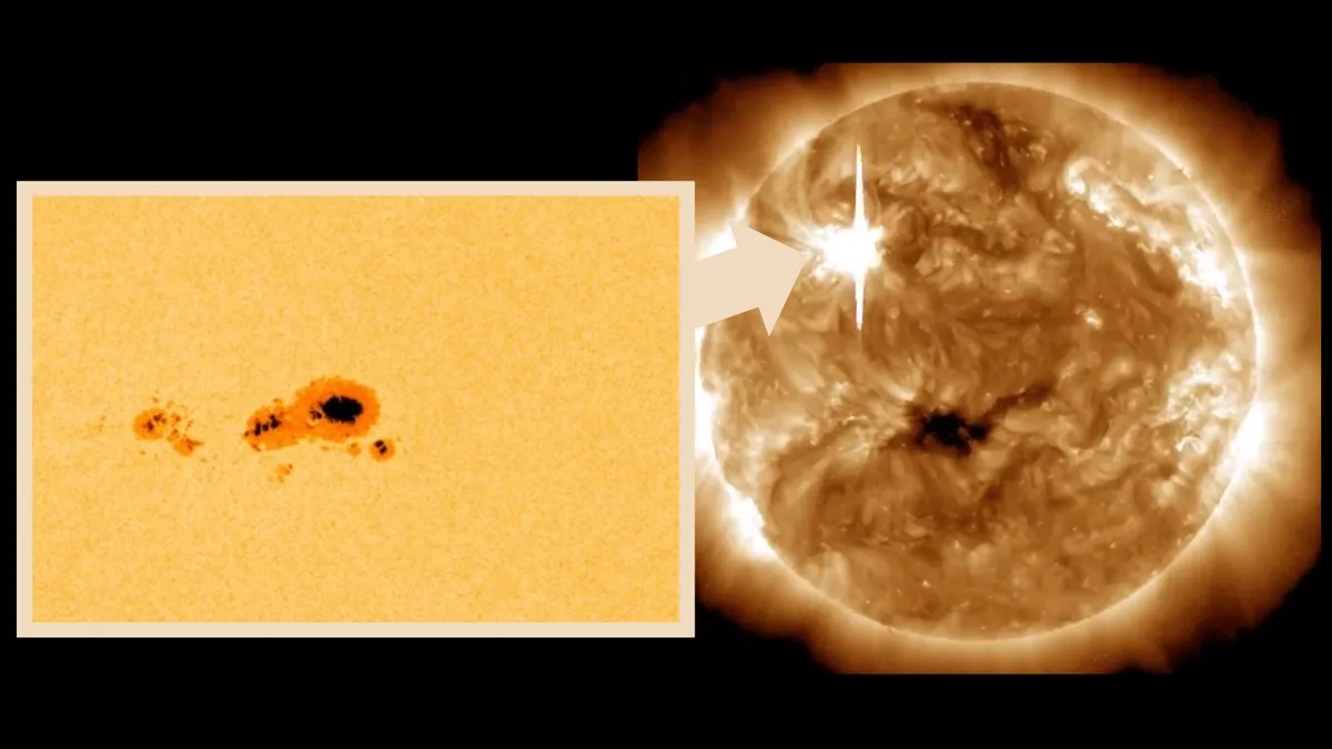 Fotografias da mancha solar AR3590 mostram que é a maior do Ciclo Solar 25