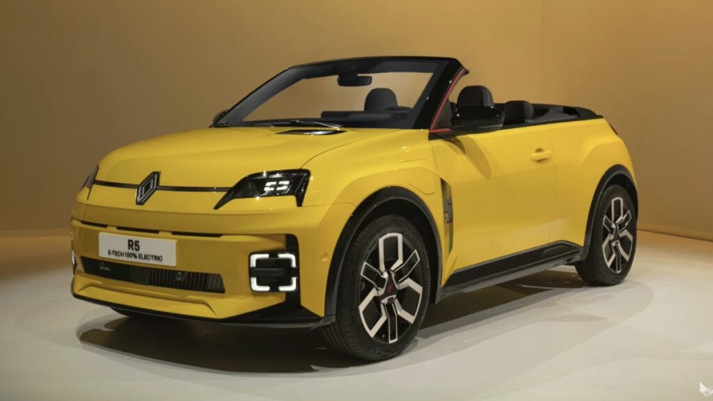 E se o Renault 5 E-Tech fosse transformado num elegante cabriolet?