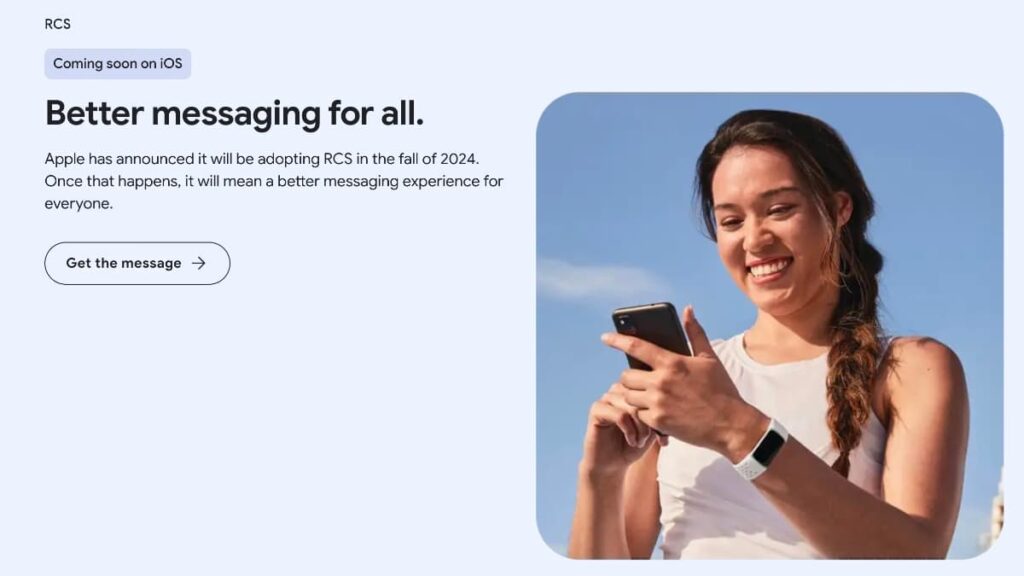 Google afirma que a Apple vai trazer o RCS para o iPhone no “outono de 2024”