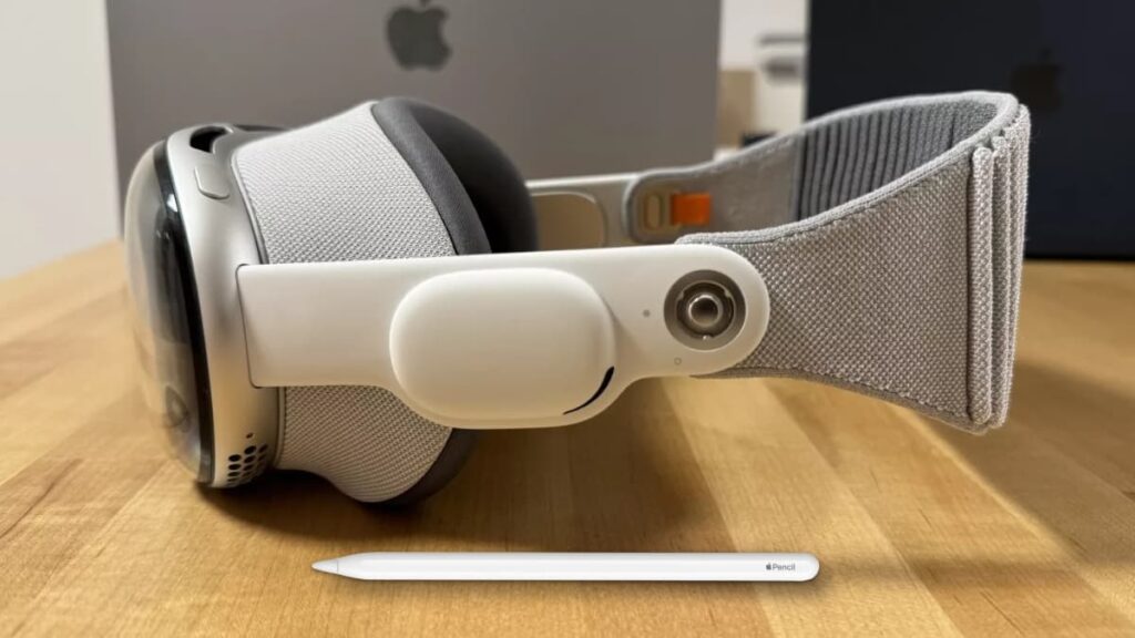Novo Apple Pencil poderá vir com suporte para os Vision Pro