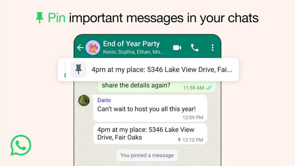 WhatsApp fixar conversa mensagens novidade