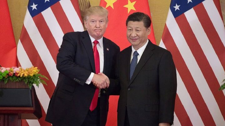 Xi Jinping (China) e Donald Trump (EUA)