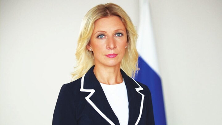 Maria Zakharova, porta-voz do Ministério dos Negócios Estrangeiros da Rússia