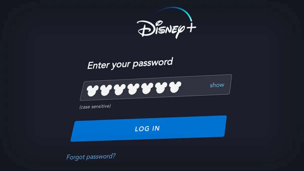Disney+ passwords partilha contas