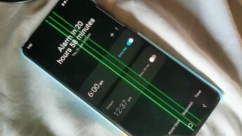 Linha verde nos smartphones Galaxy da Samsung