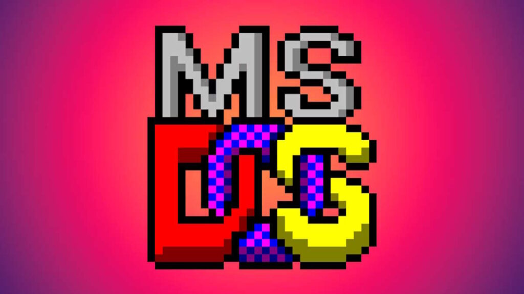 MS-DOS Microsoft código testar