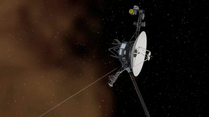 Imagem da Voyager 1, a sonda da NASA