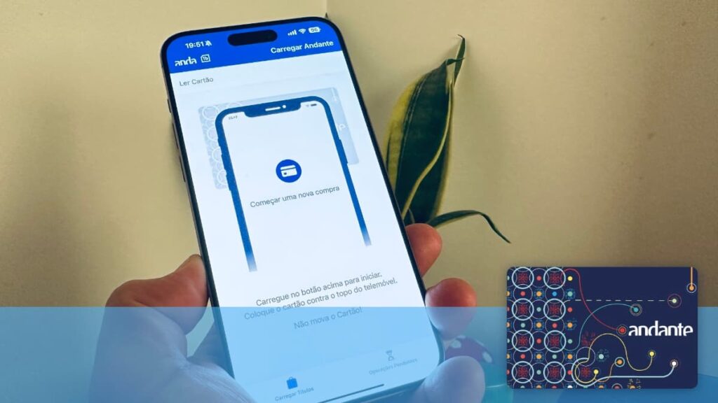 Dica: como carregar o Andante a partir do seu smartphone