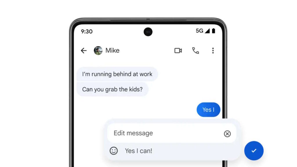 Google RCS mensagens editar Android