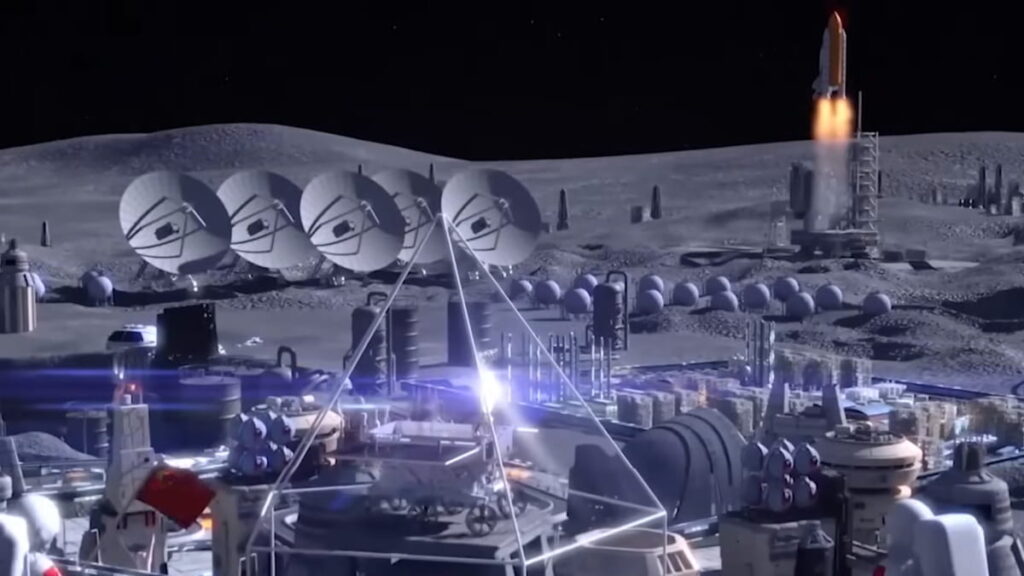 China divulga vídeo onde mostra como será a sua base na Lua. E tem um pormenor estranho